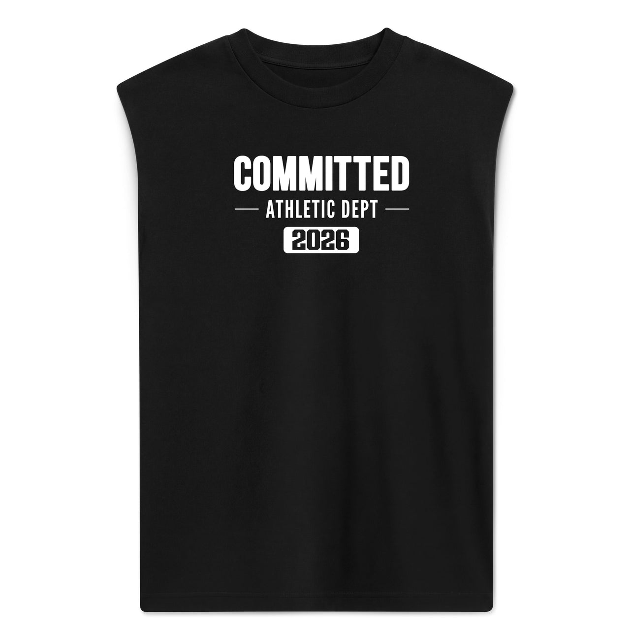Heavyweight Black Muscle T-Shirt