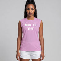 Heavyweight Powder Pink Muscle T-Shirt
