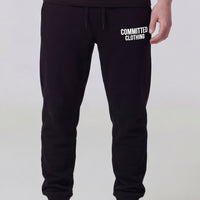 CC Committed Logo Black Jogger Pants