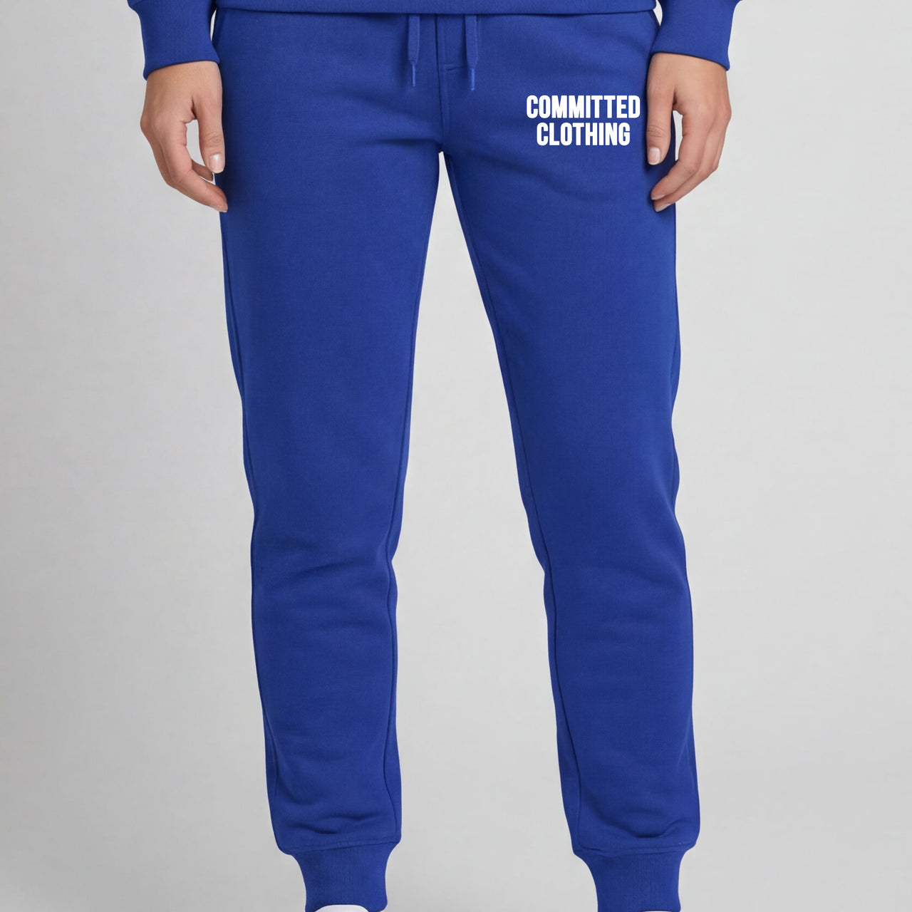 CC Committed Logo Blue Jogger Pants