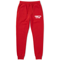 CC Committed Logo Red Jogger Pants