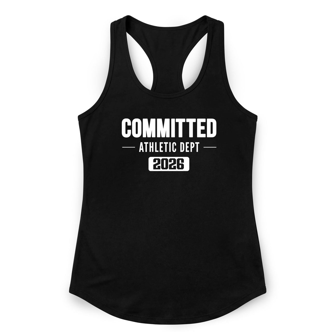 CC Women's Razor Back Black Tank