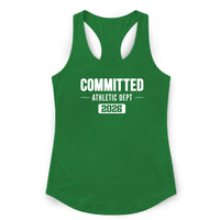 CC Women's Razor Back Kelly Green Tank