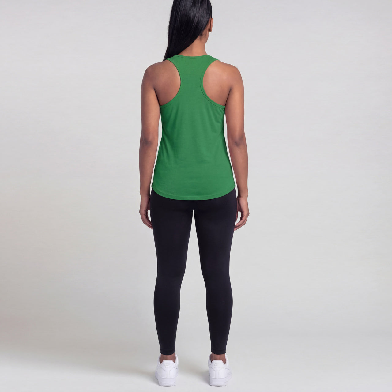 CC Women's Razor Back Kelly Green Tank