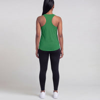 CC Women's Razor Back Kelly Green Tank