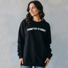 Classic Arc Black Sweatshirt