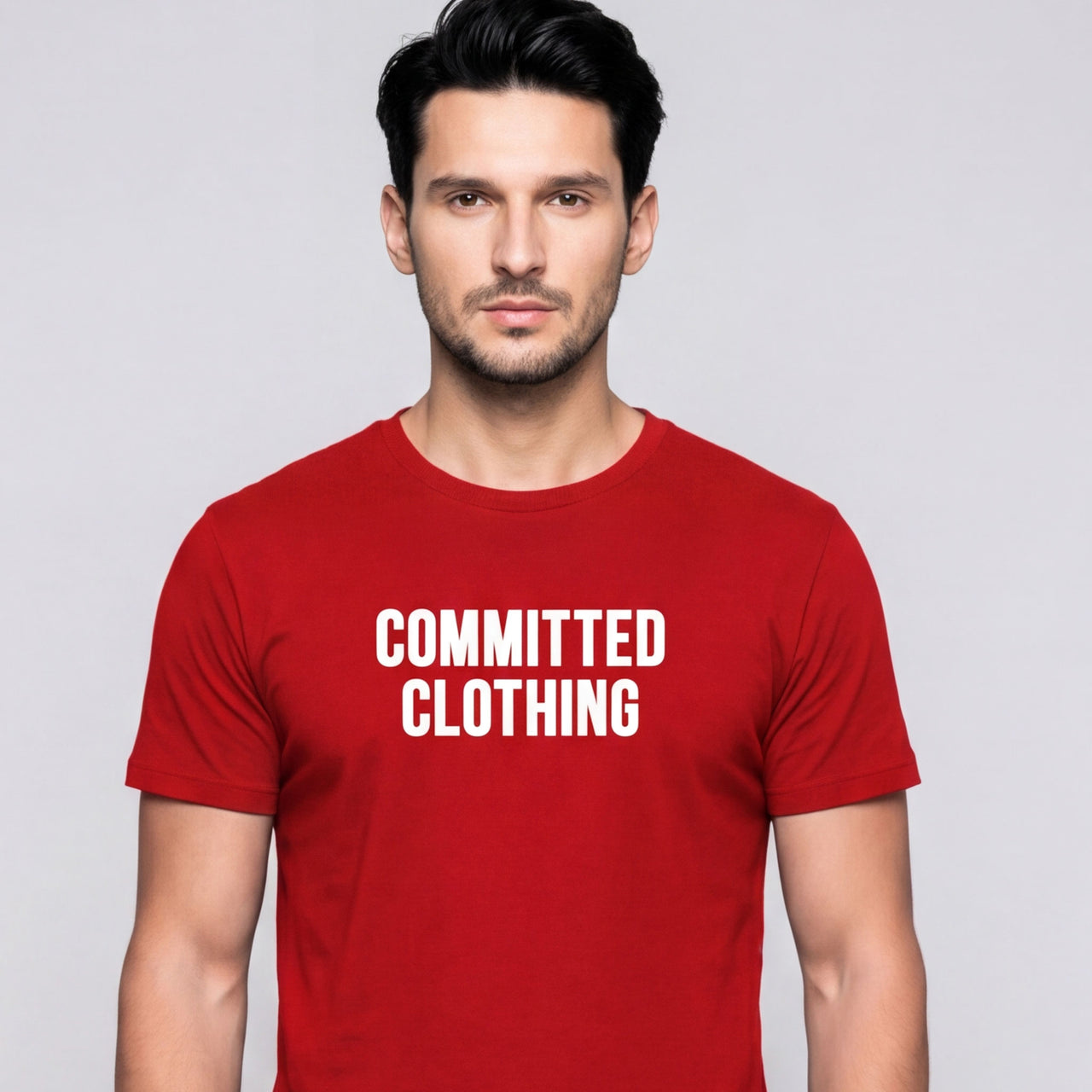 CC Committed Logo Red T-Shirt